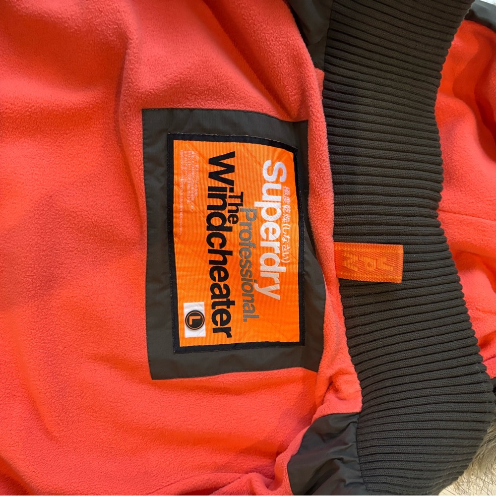 Superdry Gray and Orange Women's Jacket - Picture 2 of 5
